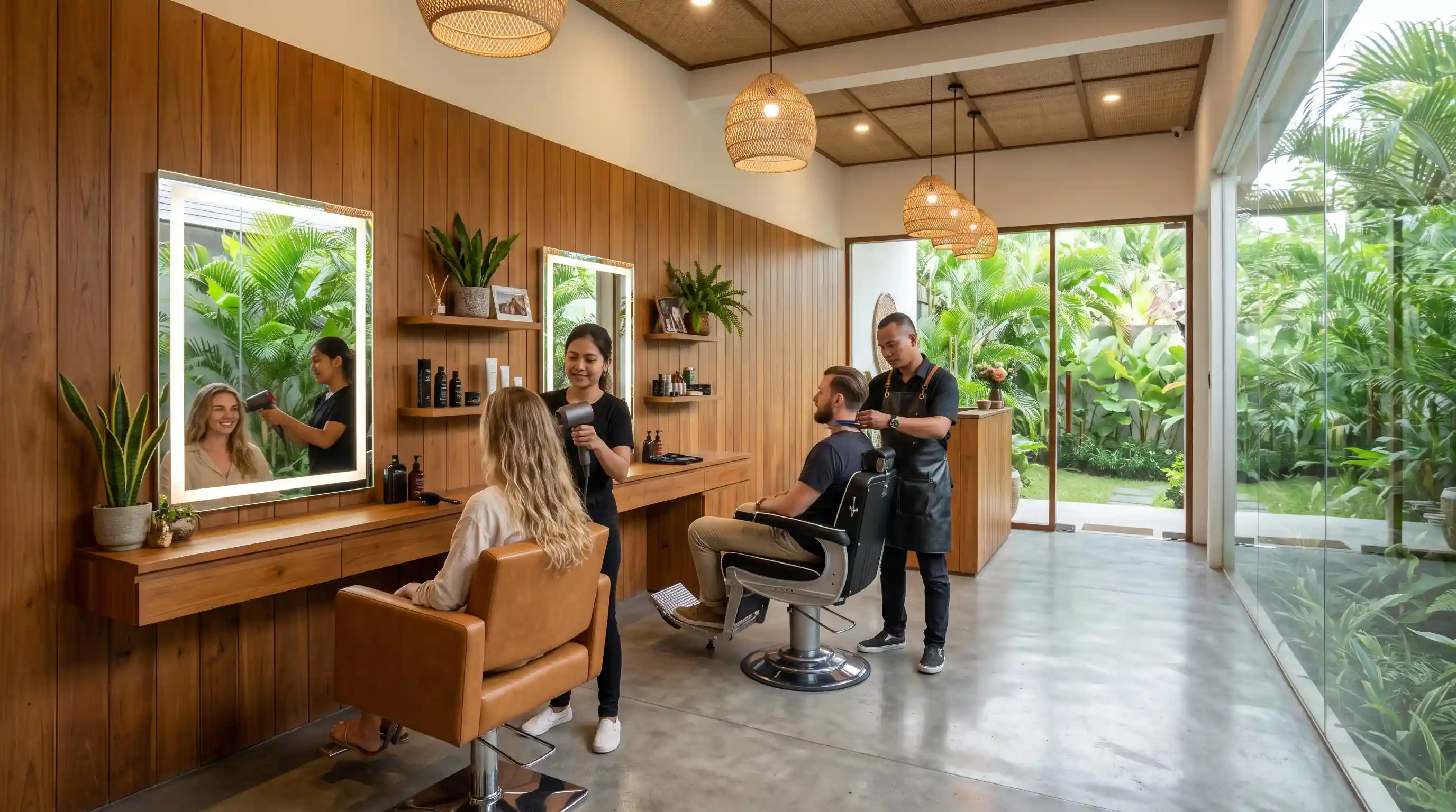 Hair Styling, Makeup & Barber Services in Bali