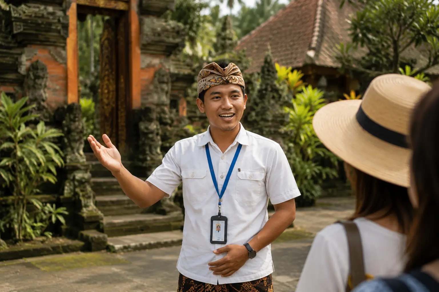 Professional local tour guide offering custom bali excursions and private travel experiences